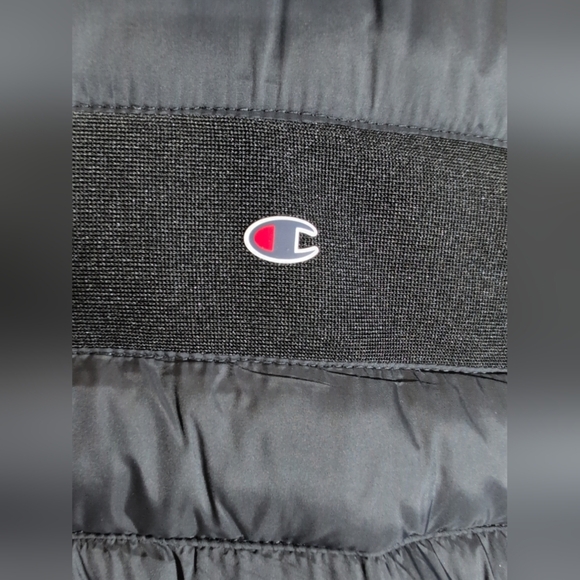 Champion Mens Navy Blue  Puffer Jacket Size S - Picture 4 of 15